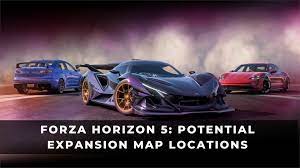 FORZA HORIZON 5, POTENTIAL EXPANSIONMAP LOCATIONS